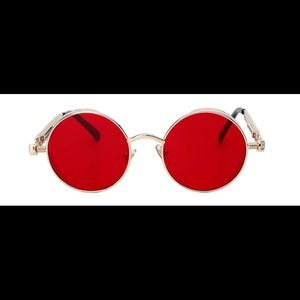 Red Circle Sunglasses